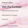H&ouml;rbuch Der Nachsommer