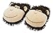 Aroma Home Fuzzy Friends Slippers - Monkey