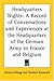 Headquarters Nights: A Record Of Conversations And Experiences At The Headquarters Of The German Army In France And Belgium