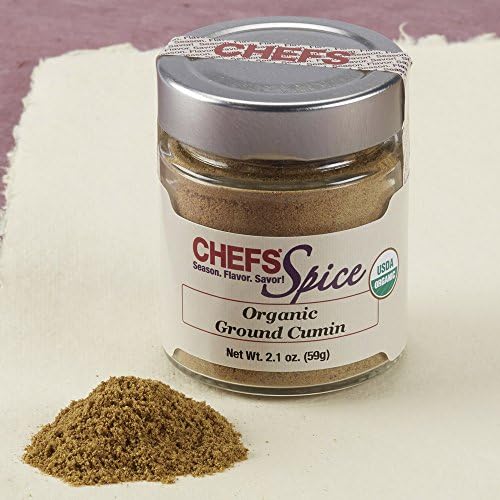 CHEFS Organic Cumin Seed, Ground, 2.1-ounce