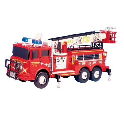 Childrens Toyshop  Toys : Simba Cable Control Fire Truck