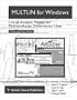 MULTLIN for Windows: Circuit-Analysis Models for Multiconductor Transmission Lines, Software and User's Manual
