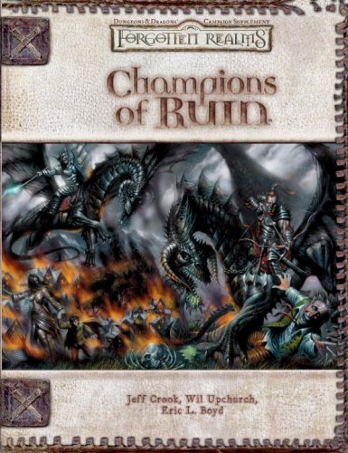 Cover image : Champions of Ruin: Forgotten Realms Supplement