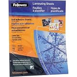 Fellowes 5221501 9x12 Glossy Self Adhesive Laminating Sheets - 10-Pack
