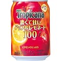 トロピカーナ100%ジュース濃くて甘いアップルレモネード 280g×24本
