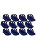 MLB Mini Batting Helmet Ice Cream Sundae/ Snack Bowls-12 Pack (NY Mets)