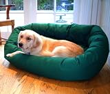 Extra Large 52 Bagel Donut Dog Pet Bed - Green
