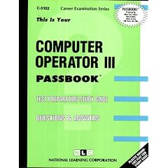Computer Operator III (Career Examination, C-3152)