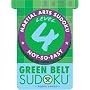 Martial Arts Sudoku Level 4: Green Belt Sudoku