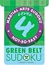 Martial Arts Sudoku Level 4: Green Belt Sudoku (Martial Arts Sudoku)