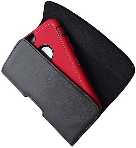 iPhone 6s Plus Belt Clip Case, Debin Apple iPhone 6 6s Plus Case with Clip and Loops Leather Belt Pouch Holster Cover (XL Size Fits iPhone 6s Plus with Otterbox / Lifeproof / Spigen Armor Case On)