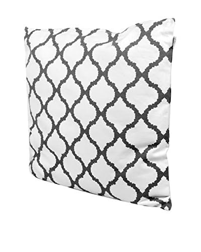 Glam Home Cuscino Amir Bianco/Grigio