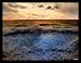 Sunset (Over Ocean Waves) Framed Art Poster Print - 13