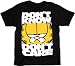 Search : Garfield Don't Know Don't Care Black T-shirt Tee