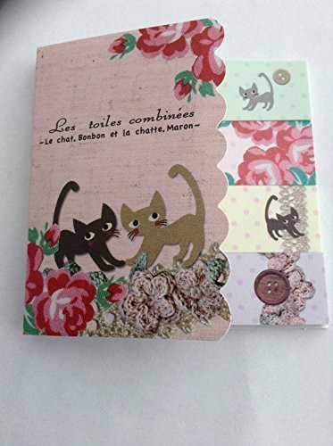 Cute Cat Kitty Kitten Sticker Post-it Bookmark Marker Memo Index Tab Sticky Note 150 Pages by sticky note