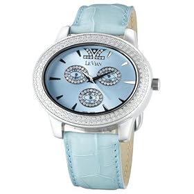 Le Vian Women's De Lano Diamond Baby Blue Watch #ZAG 22