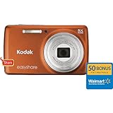 Kodak EasyShare M552 Orange 14MP Digital Camera w/ 5x Optical Zoom, 2.7 LCD Display