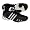 Junior's Adidas Barricade V XTD Tennis Shoe (2.5)
