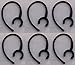 Ear Hook Loop Clip Replacement. Bluetooth Repair Parts For: Motorola Hk100, Hk110, Hk200, Hk250, Samsung Hm1000, 1100, 1200, 1700,3500, 3600, 3700 Lg-hbm 230, 235, 255, 260 (6 CLEAR & 6 BLACK)