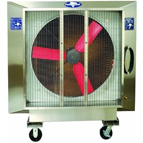 PolarCool 6622-2502 36" Stainless Steel Evaporative Cooling Fan