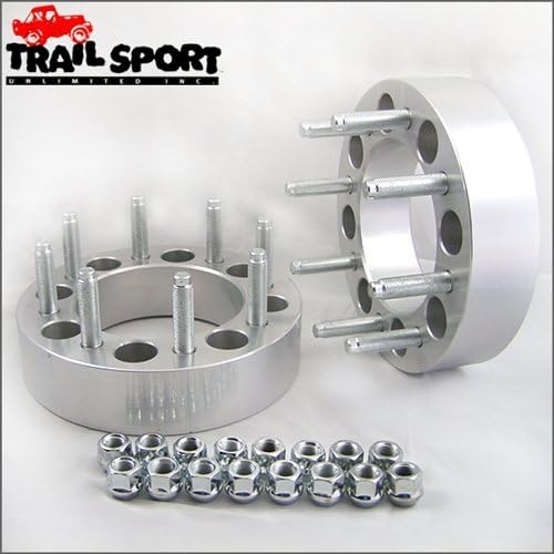 trailsport4x4 2 inch Adapter Kit for Dodge - 8x6.5 Hub to 8x170 Wheel