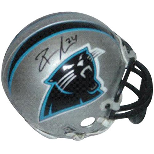Ricky Manning Jr. Autographed Carolina Panthers Mini Helmet