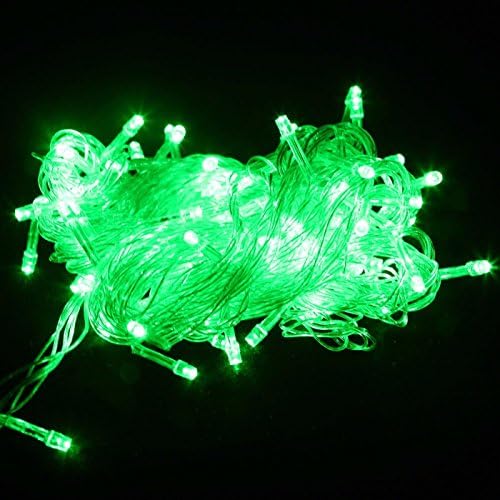LIEYANG Green 33FT/10M 100 LED Fairy String Light for Party Christmas Holiday Wedding