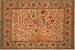 Tan Tree of Life Indian Bedspread, Twin Size