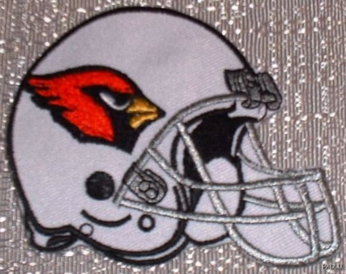 NFL FOOTBALL ARIZONA CARDINALS HELMET EMBROIDERED PATCH