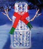 36 Random Twinkling Ice Snowman Lighted Christmas Yard Art