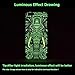 iPhone 6/6s Case,CLOUDS [Night Luminous Glow]Luxury Fashion Cool Cute Lion HD Vintage Tribe Stripe Animal Pattern Design Premium TPU Rubber Silicone Gel Slim Flexible Durable Soft Protective Case Cover for Apple iPhone 6/6s 4.7inch-Retail Packging-Colorful Lion - with a HD Screen protector