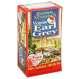 Celestial Seasonings Black Tea, Victorian Earl Grey, Tea Bags, 20-Count Boxes (Pack of 6)