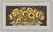 Sunflower Basket Country Decor Wall Art Print Framed