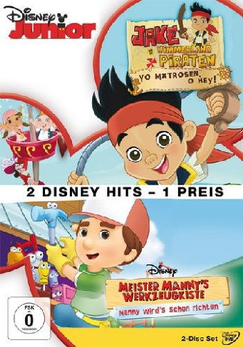 Walt Disney Jake und die Nimmerland Piraten - Yo Matrosen, o hey! / Meister Mannys Werkzeugkiste - ... [2 DVDs]