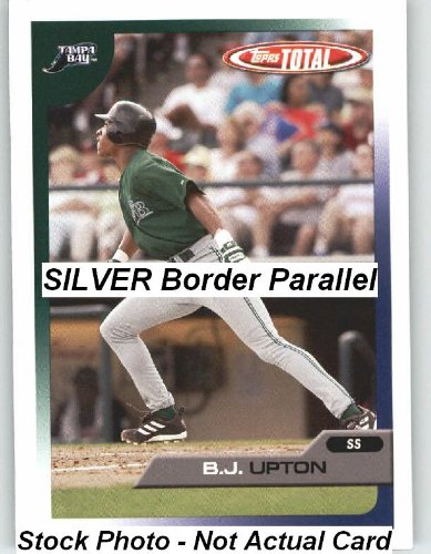 2005 Topps Total Silver #65 B. J. Upton - Tampa Bay Devil Rays (Baseball Cards)