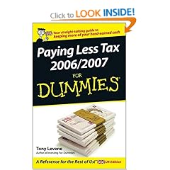 Paying Less Tax 2006/2007 for Dummies