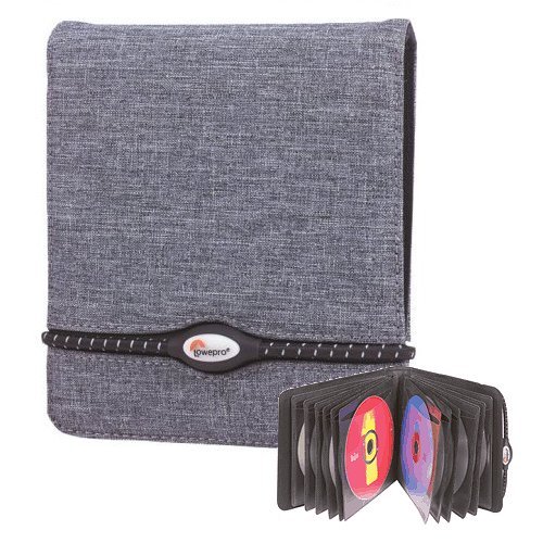 Childrens Toyshop  Electronics : Lowepro Monaco Grey CD & DVD Case (24)