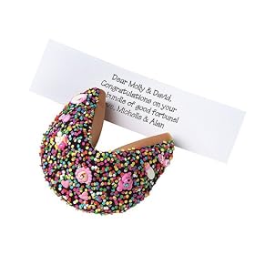 Good Fortunes® Gigantic Baby Girl Dark Chocolate Fortune Cookie