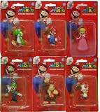 511NDfVwSmL. SL160  Super Mario Brothers Keychain Clip on Set of 6