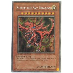 Yu-gi-oh GOD Card - Yma-en001 - Slifer the SKY Dragon (Secret Rare Holo) Card by 