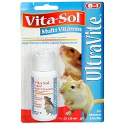 8in1 Hamster/Gerbil Vita-Sol Vitamin Liquid, 1-Ounce