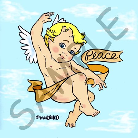 Angels - Angel Peace Blond - Coffee Gift Baskets - Coffee Gift Basket by 3dRose LLC