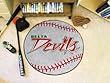 Mississippi Valley Delta Devils 29" Round Baseball Floor Mat (Rug)
