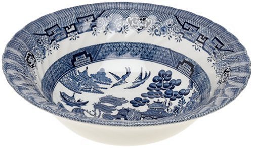 Churchill China Royal Chelsea Blue Willow 9 1/4-Inch Salad Bowl