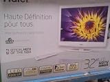 Haier LEC32B1380W LED HDTV DVD Combo WHITE