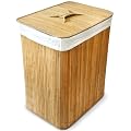 Relaxdays W�schebox W�schesammler Bambus