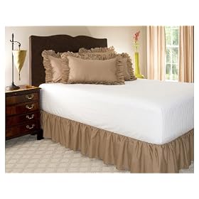 Solid Ruffled Bedskirt with 14