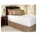 Twin Camel Ruffled Bedskirt with 14" Drop