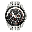 Timex Retrograde Dial Watch - Silver/ Black