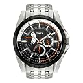Timex Retrograde Dial Watch - Silver/ Black
